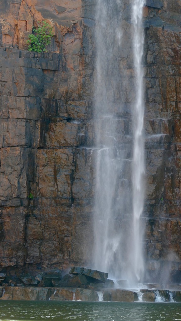 Waterfall, flowing into Berkeley River. Copyright Doug Spencer