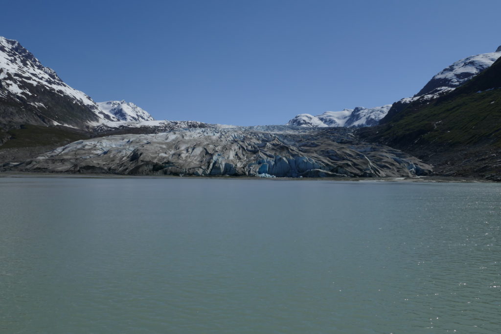 Snout of Reid Glacier, low tide. All photos copyright Doug Spencer.
