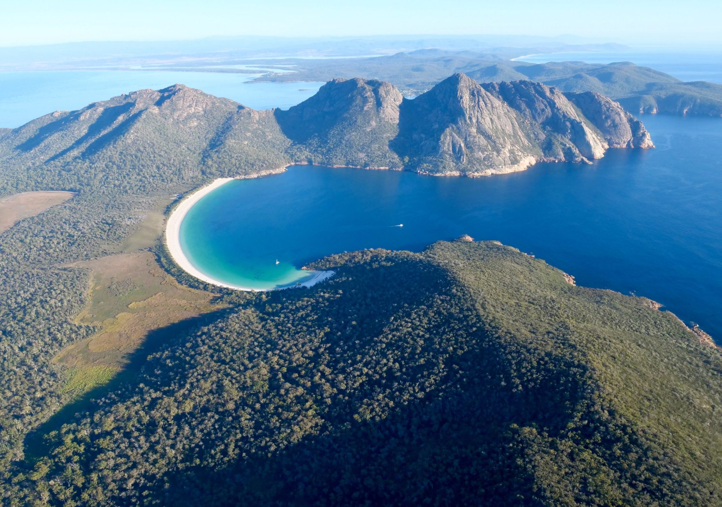 Freycinet Peninsula, Tasmania, 8.13 am, 6 March 2018. Copyright Doug Spencer.